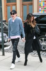 KATE BECKINSALE and Pete Davidson Leaves Madison Square Garden in New York 03/03/2019