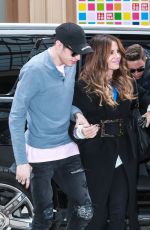 KATE BECKINSALE and Pete Davidson Leaves Madison Square Garden in New York 03/03/2019