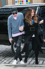 KATE BECKINSALE and Pete Davidson Out in New York 03/03/2019