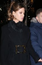 KATE BECKINSALE and Stephen Simbari Night Out in New York 02/28/2019