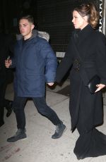 KATE BECKINSALE and Stephen Simbari Night Out in New York 02/28/2019