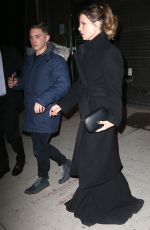 KATE BECKINSALE and Stephen Simbari Night Out in New York 02/28/2019