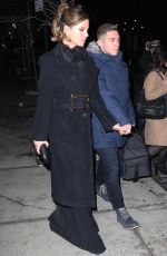 KATE BECKINSALE and Stephen Simbari Night Out in New York 02/28/2019