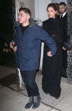 KATE BECKINSALE and Stephen Simbari Night Out in New York 02/28/2019