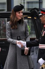 KATE MIDDLETON Arrives at King