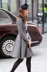 KATE MIDDLETON Arrives at King