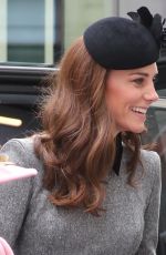 KATE MIDDLETON Arrives at King