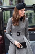 KATE MIDDLETON Arrives at King