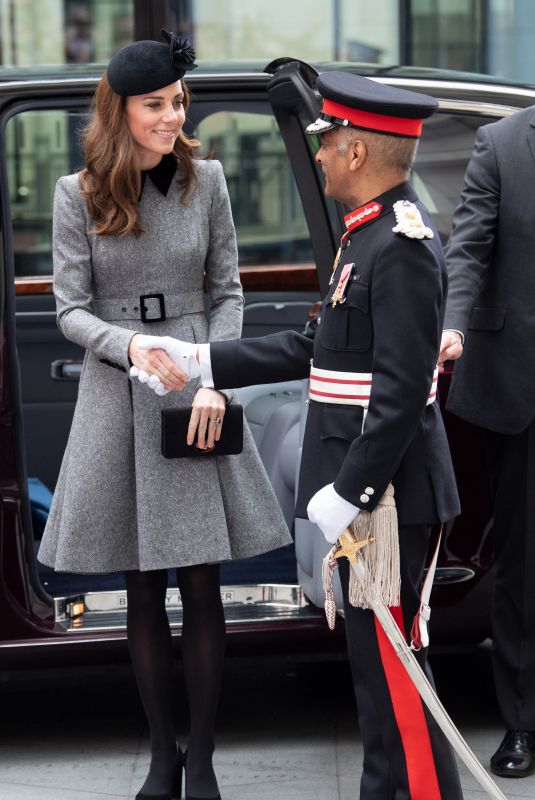 KATE MIDDLETON Arrives at King