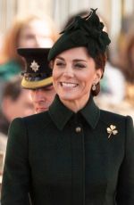 KATE MIDDLETON at 1st Battalion Irish Guards St Patrick