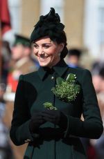 KATE MIDDLETON at 1st Battalion Irish Guards St Patrick
