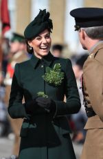 KATE MIDDLETON at 1st Battalion Irish Guards St Patrick