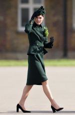 KATE MIDDLETON at 1st Battalion Irish Guards St Patrick