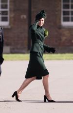 KATE MIDDLETON at 1st Battalion Irish Guards St Patrick