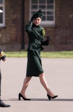 KATE MIDDLETON at 1st Battalion Irish Guards St Patrick