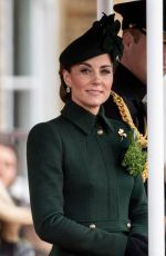 KATE MIDDLETON at 1st Battalion Irish Guards St Patrick