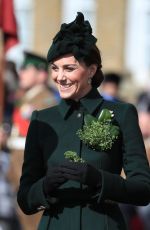 KATE MIDDLETON at 1st Battalion Irish Guards St Patrick