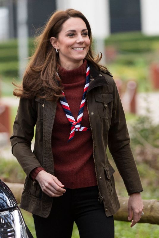 KATE MIDDLETON at Scouts HQ at Gilwell Park in Epping 03/28/2019 ...