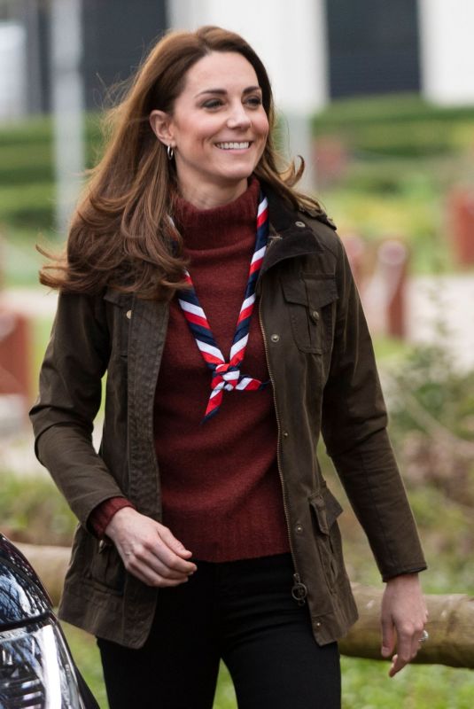 KATE MIDDLETON at Scouts HQ at Gilwell Park in Epping 03/28/2019