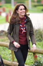 KATE MIDDLETON at Scouts HQ at Gilwell Park in Epping 03/28/2019