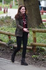 KATE MIDDLETON at Scouts HQ at Gilwell Park in Epping 03/28/2019