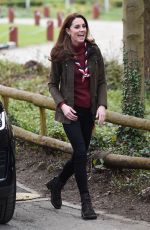 KATE MIDDLETON at Scouts HQ at Gilwell Park in Epping 03/28/2019