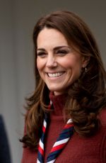 KATE MIDDLETON at Scouts HQ at Gilwell Park in Epping 03/28/2019