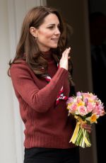 KATE MIDDLETON at Scouts HQ at Gilwell Park in Epping 03/28/2019