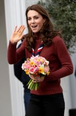 KATE MIDDLETON at Scouts HQ at Gilwell Park in Epping 03/28/2019