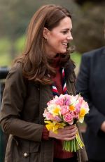 KATE MIDDLETON at Scouts HQ at Gilwell Park in Epping 03/28/2019