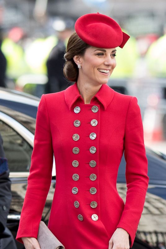 KATE MIDDLETON at Westminster Bbbey for Commonwealth Service 2019 in London 03/11/2019