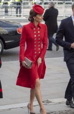 KATE MIDDLETON at Westminster Bbbey for Commonwealth Service 2019 in London 03/11/2019