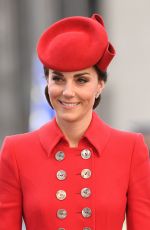 KATE MIDDLETON at Westminster Bbbey for Commonwealth Service 2019 in London 03/11/2019