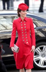KATE MIDDLETON at Westminster Bbbey for Commonwealth Service 2019 in London 03/11/2019