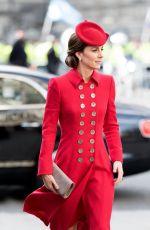 KATE MIDDLETON at Westminster Bbbey for Commonwealth Service 2019 in London 03/11/2019