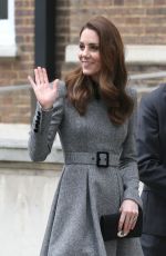 KATE MIDDLETON Leaves Foundling Museum in London 03/19/2019