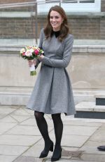 KATE MIDDLETON Leaves Foundling Museum in London 03/19/2019