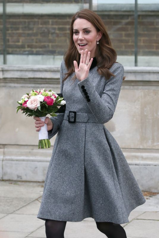 KATE MIDDLETON Leaves Foundling Museum in London 03/19/2019