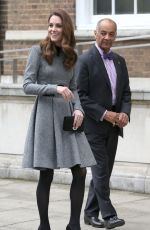 KATE MIDDLETON Leaves Foundling Museum in London 03/19/2019