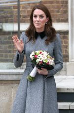 KATE MIDDLETON Leaves Foundling Museum in London 03/19/2019