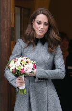 KATE MIDDLETON Leaves Foundling Museum in London 03/19/2019