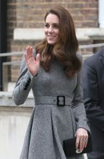KATE MIDDLETON Leaves Foundling Museum in London 03/19/2019