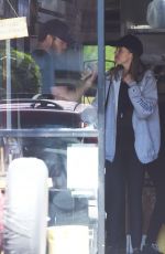 KATHERINE SCHWARZENEGGER and Chris Pratt at Kreation Organic Juicery in Los Angeles 03/25/2019