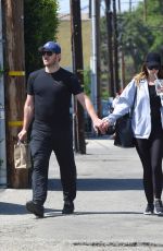 KATHERINE SCHWARZENEGGER and Chris Pratt at Kreation Organic Juicery in Los Angeles 03/25/2019