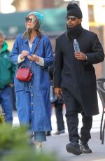 KATIE HOLMES and Jamie Foxx Out in Central Park in New York 03/25/2019
