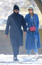 KATIE HOLMES and Jamie Foxx Out in Central Park in New York 03/25/2019