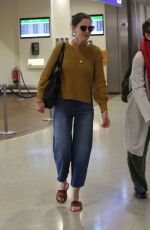 KATIE HOLMES at Athens International Airport in Greece 03/23/2019