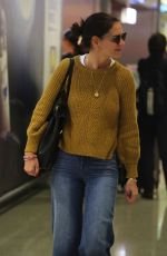 KATIE HOLMES at Athens International Airport in Greece 03/23/2019