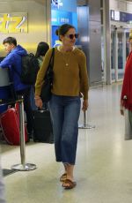 KATIE HOLMES at Athens International Airport in Greece 03/23/2019