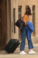 KATIE HOLMES Leaves Her Apartment in New York 03/15/2019